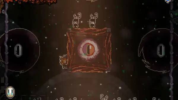 Кадр с взаимодействием персонажа и объекта в Diari