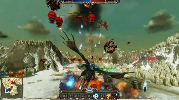 Кадр с взаимодействием персонажа и объекта в Divinity Dragon Commander