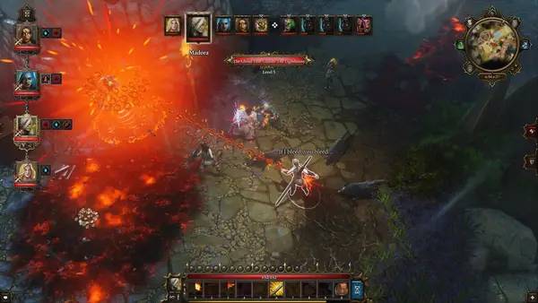 Кадр с взаимодействием персонажа и объекта в Divinity  Original Sin - Enhanced Edition
