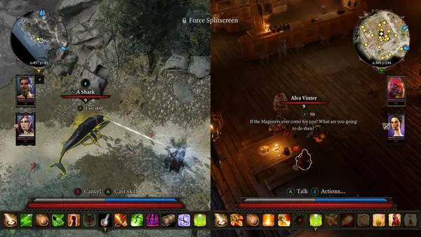 Кадр с взаимодействием персонажа и объекта в Divinity  Original Sin 2 - Definitive Edition