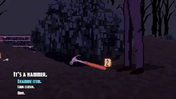 Кадр с взаимодействием персонажа и объекта в Divisadero