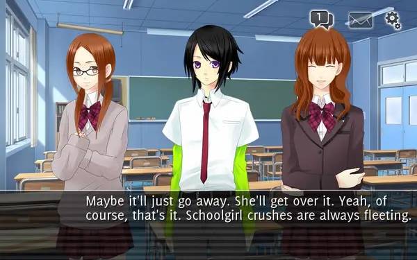 Кадр с взаимодействием персонажа и объекта в Don't take it personally, babe, it just ain't your story