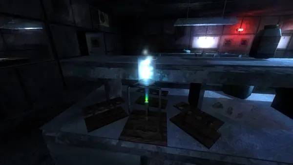 Кадр с взаимодействием персонажа и объекта в Doorways The Underworld