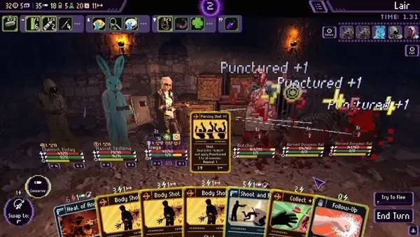 Кадр с взаимодействием персонажа и объекта в Draft of Darkness