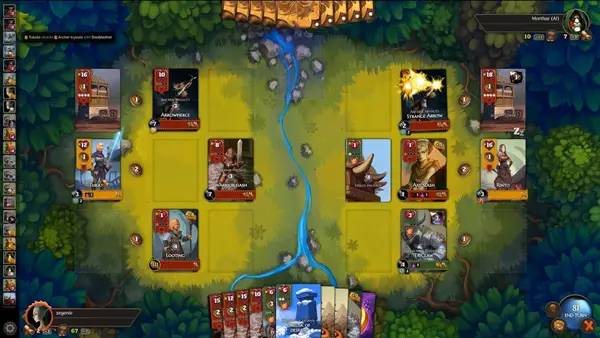 Кадр с взаимодействием персонажа и объекта в Dragon Evo