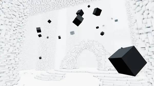 Кадр с взаимодействием персонажа и объекта в Dream