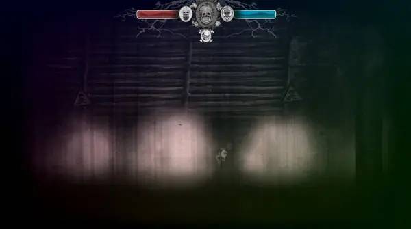 Кадр с взаимодействием персонажа и объекта в Dream Alone