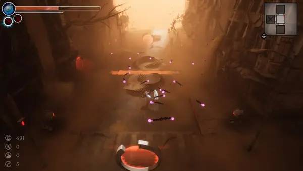 Кадр с взаимодействием персонажа и объекта в Dreamscaper