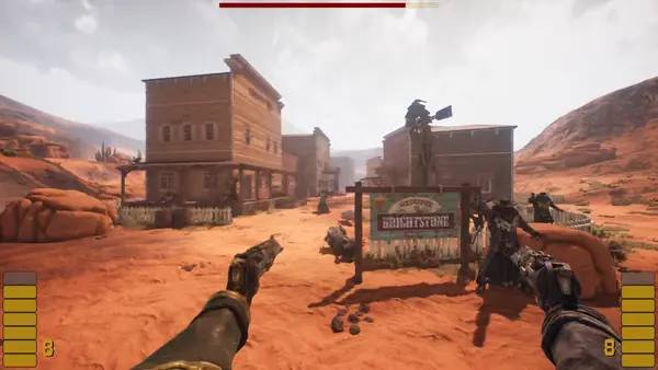 Кадр с взаимодействием персонажа и объекта в DuelVox Max Quality