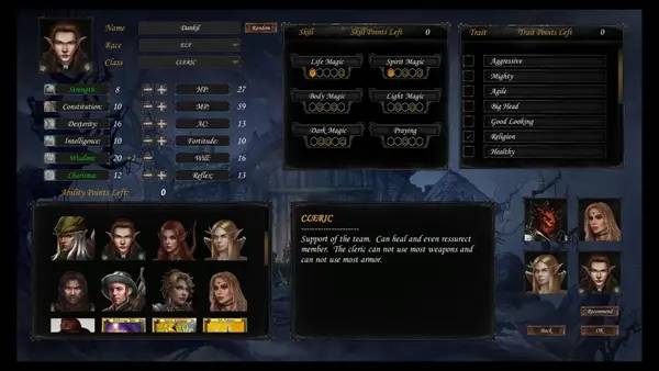 Кадр с взаимодействием персонажа и объекта в Dungeon Of Dragon Knight