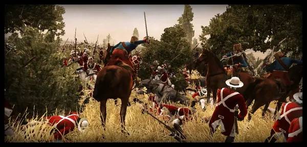 Кадр с взаимодействием персонажа и объекта в Empire  Total War - DarthMod Empire