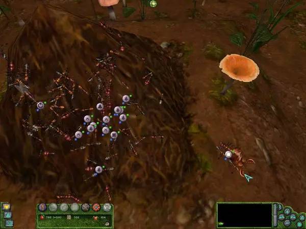 Кадр с взаимодействием персонажа и объекта в Empire of the Ants (2000)