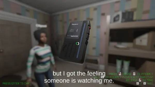 Кадр с взаимодействием персонажа и объекта в Escape Room - Der kranke Kollege