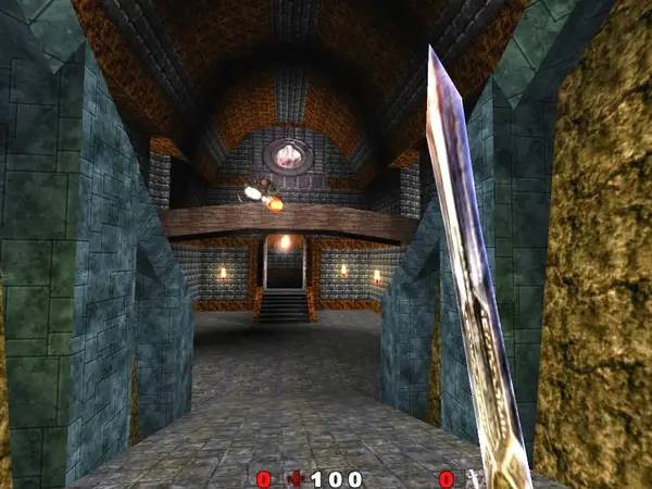 Кадр с взаимодействием персонажа и объекта в Eternal War  Shadows Of Light