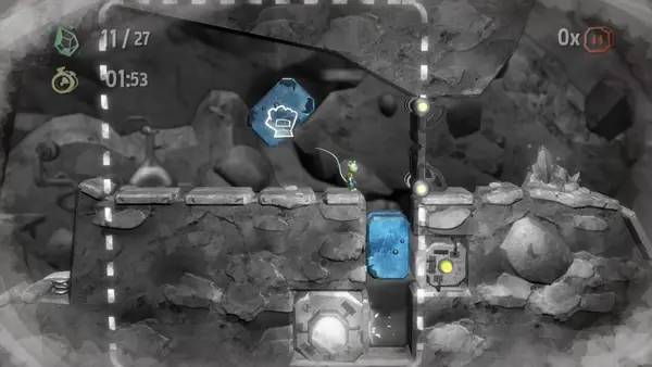 Кадр с взаимодействием персонажа и объекта в Ethan Meteor Hunter