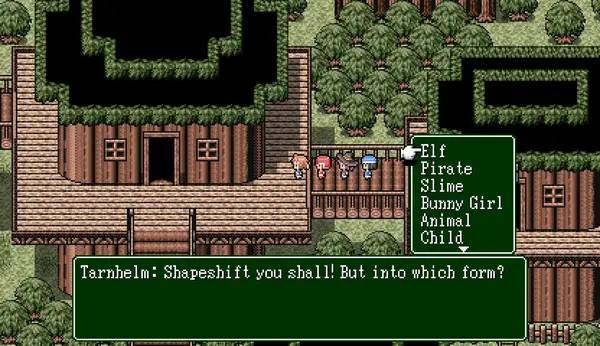 Кадр с взаимодействием персонажа и объекта в EXCALIBURIAN!!