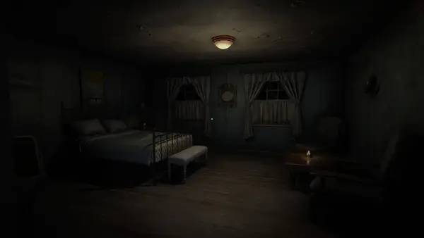 Кадр с взаимодействием персонажа и объекта в Exorcist 2  Crow Magic