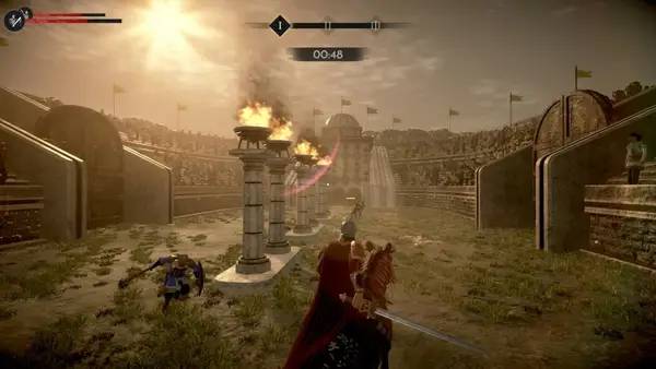 Кадр с взаимодействием персонажа и объекта в Eyes of War