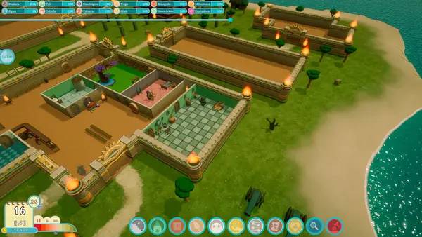 Кадр с взаимодействием персонажа и объекта в Fable Hospital