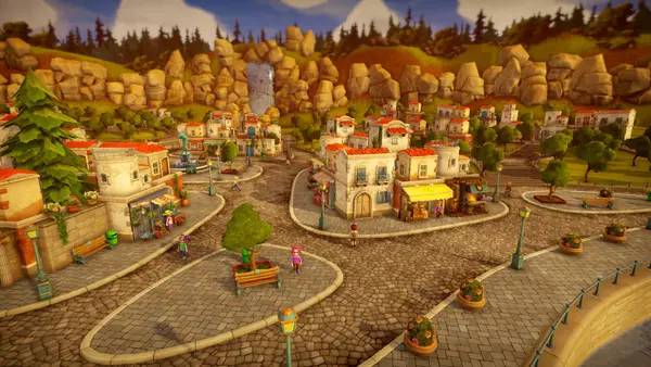 Кадр с взаимодействием персонажа и объекта в Farm Together 2