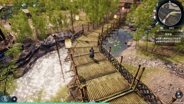 Кадр с взаимодействием персонажа и объекта в Fate Seeker 2