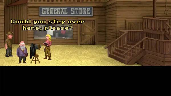 Кадр с взаимодействием персонажа и объекта в Fester Mudd Curse of the Gold - Episode 1