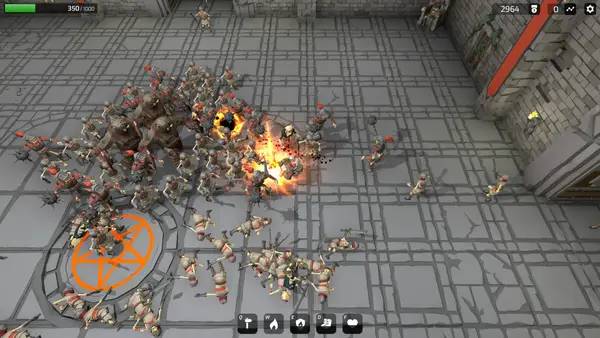 Кадр с взаимодействием персонажа и объекта в Final Foe