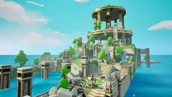 Кадр с взаимодействием персонажа и объекта в Floodcore