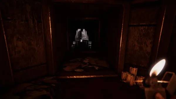 Кадр с взаимодействием персонажа и объекта в Follia - Dear father