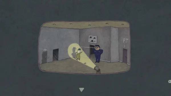 Кадр с взаимодействием персонажа и объекта в Follow the meaning