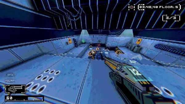 Кадр с взаимодействием персонажа и объекта в Force Reboot