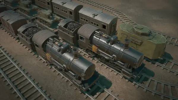 Кадр с взаимодействием персонажа и объекта в Foxhole