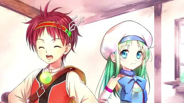 Кадр с взаимодействием персонажа и объекта в Frane Dragons' Odyssey