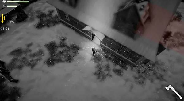 Кадр с взаимодействием персонажа и объекта в Frozen State