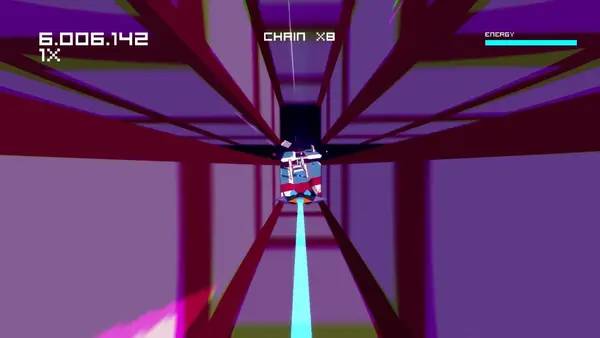 Кадр с взаимодействием персонажа и объекта в Futuridium EP Deluxe