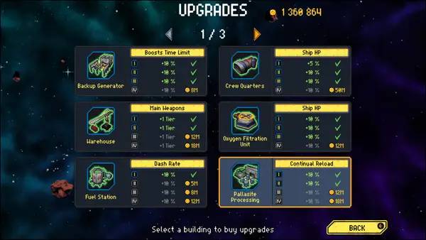 Кадр с взаимодействием персонажа и объекта в Galaxy Highways