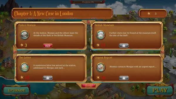 Кадр с взаимодействием персонажа и объекта в Gaslamp Cases 3  Ancient Secrets