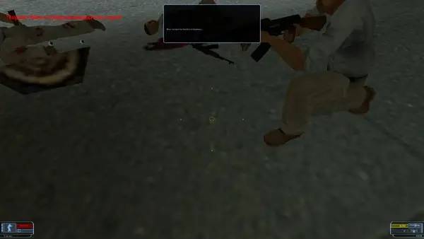 Кадр с взаимодействием персонажа и объекта в Ghost Recon  Черные береты - Морская пехота России