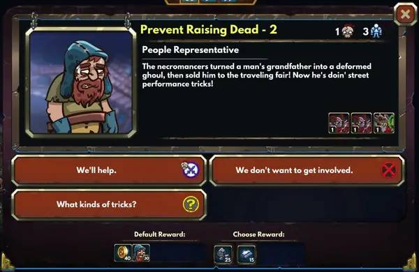 Кадр с взаимодействием персонажа и объекта в Gladiator Guild Manager