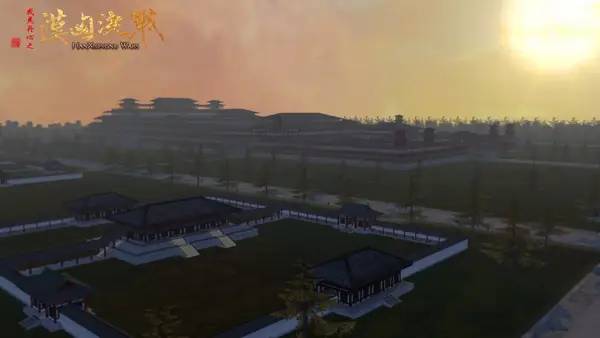 Кадр с взаимодействием персонажа и объекта в Gloria Sinica  Han Xiongnu Wars