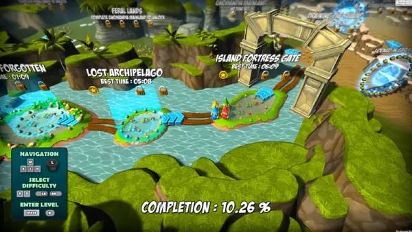 Кадр с взаимодействием персонажа и объекта в Gnomancer