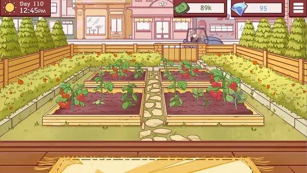 Кадр с взаимодействием персонажа и объекта в Good Pizza, Great Pizza