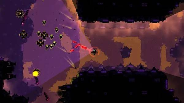 Кадр с взаимодействием персонажа и объекта в Good Robot