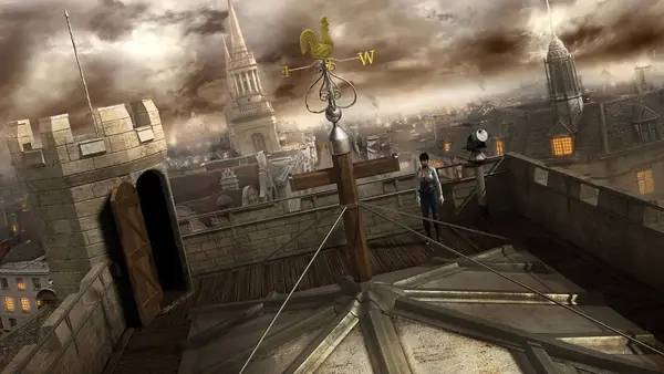 Кадр с взаимодействием персонажа и объекта в Gray Matter