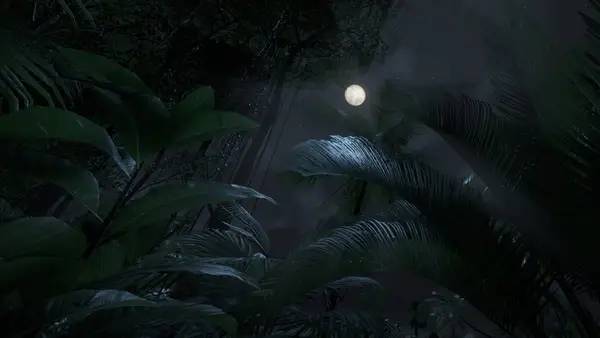 Кадр с взаимодействием персонажа и объекта в Green Hell VR