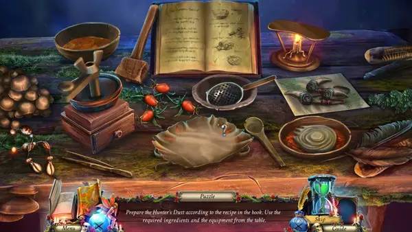 Кадр с взаимодействием персонажа и объекта в Grim Legends  The Forsaken Bride