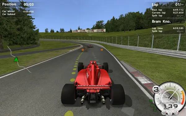 Кадр с взаимодействием персонажа и объекта в GTR Evolution Expansion Pack for RACE 07