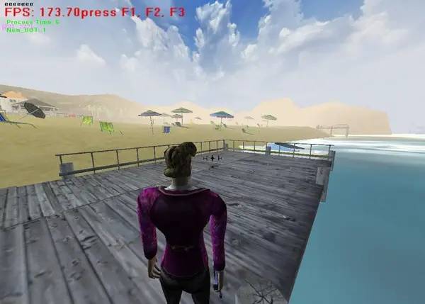 Кадр с взаимодействием персонажа и объекта в Gulman