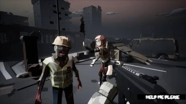 Кадр с взаимодействием персонажа и объекта в Help me please