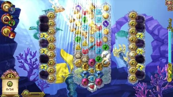 Кадр с взаимодействием персонажа и объекта в Heroes of Hellas Origins  Part One